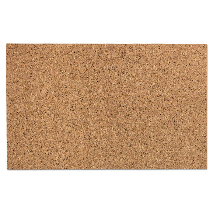 Iceberg iDesign Frameless Cork Bulletin Board, 24 x 38, Natural