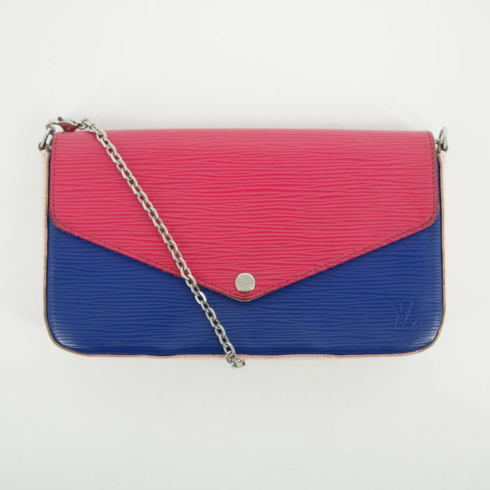 Louis Vuitton Epi Tricolor Felicie Wallet on Chain #3067 by Bolt Boutique