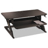 3M Precision Standing Desk, 35.4" x 22.2" x 6.2" to 20", Black