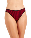 Charter Club Everyday Cotton Womens Lace-Trim Thong by Vanessa Jane