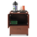 Vertiflex Mobile Deluxe Coffee Bar, Engineered Wood, 2 Shelves, 1 Drawer, 23" x 19" x 30.75", Cherry