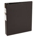 Avery Economy Non-View Binder with Round Rings, 3 Rings, 1.5" Capacity, 11 x 8.5, Black, (3401)