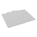 Universal Plastic Twin-Pocket Report Covers with Three-Prong Fastener, 11 x 8.5, White/White, 10/Pack