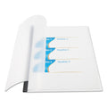 Universal Clear View Report Cover with Slide-on Binder Bar, Clear/Clear, 25/Pack