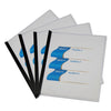 Universal Clear View Report Cover with Slide-on Binder Bar, Clear/Clear, 25/Pack