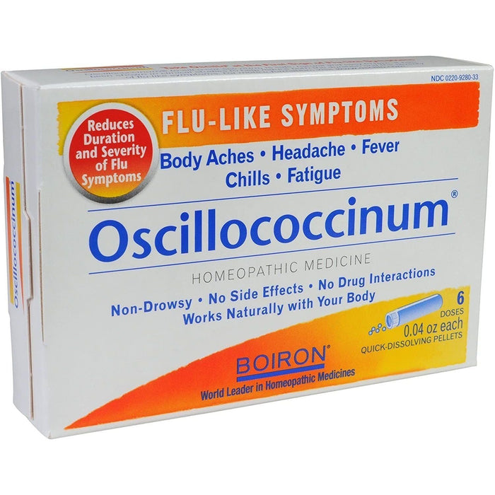 Boiron Oscillococcinum Flu-Like Symptom Relief 6 Ct by Pasteur Pharmacy