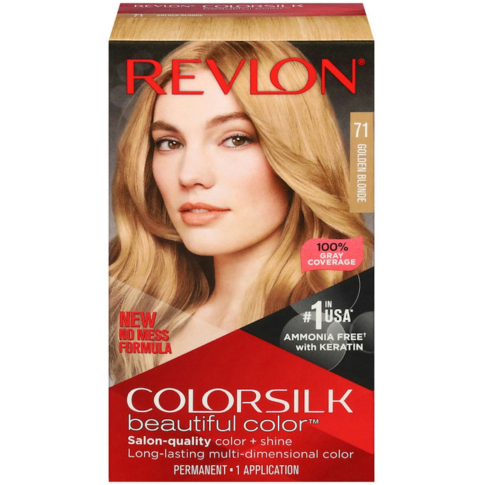 Revlon® Colorsilk Beautiful Color™ – Permanent Hair Color (Golden Blonde 71) by Pasteur Pharmacy
