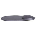 Kelly Computer Supply Mouse Pad with Wrist Rest, 8.75 x 10.75, Slate