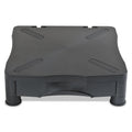 Kelly Computer Supply Monitor Stand, 13.25" x 13.5" x 2.75" to 4", Black, Supports 60 lbs