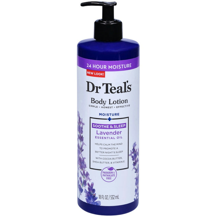 Dr Teal's Moisture + Soothing Lavender Body Lotion 18 Fl Oz by Pasteur Pharmacy