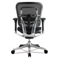 Eurotech Ergohuman Elite Mid-Back Mesh Chair, Supports Up to 250 lb, 18.11" to 21.65" Seat Height, Black