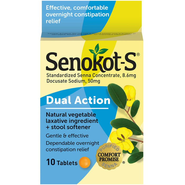 Senokot-S® Dual Action Laxative + Stool Softener Tablets by Pasteur Pharmacy