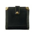 Louis Vuitton Suhali Black Leather Compact Wallet #3071 by Bolt Boutique