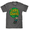 Lucky Charms Retro Logo T-Shirt - Gray