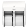 Georgia Pacific Compact Quad Vertical 4-Roll Coreless Tissue Dispenser, 12.06 x 8 x 14.44, White