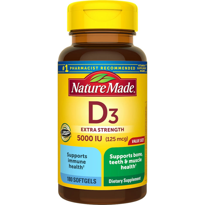 NM Vitamin D3 Es Gc 125 Mcg 180 Sfg by Pasteur Pharmacy