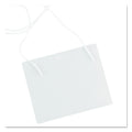 Universal Clear Badge Holders w/Neck Lanyards, 3 x 4, White Inserts, 100/Box