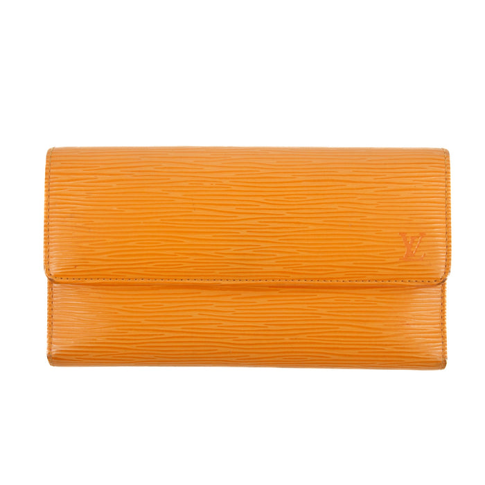 Louis Vuitton Orange Epi International Long Wallet #3075 by Bolt Boutique