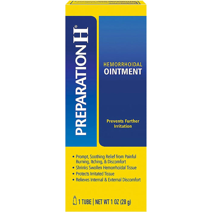 Preparation H Hemorrhoid Relief Ointment Tube, 1 Oz by Pasteur Pharmacy