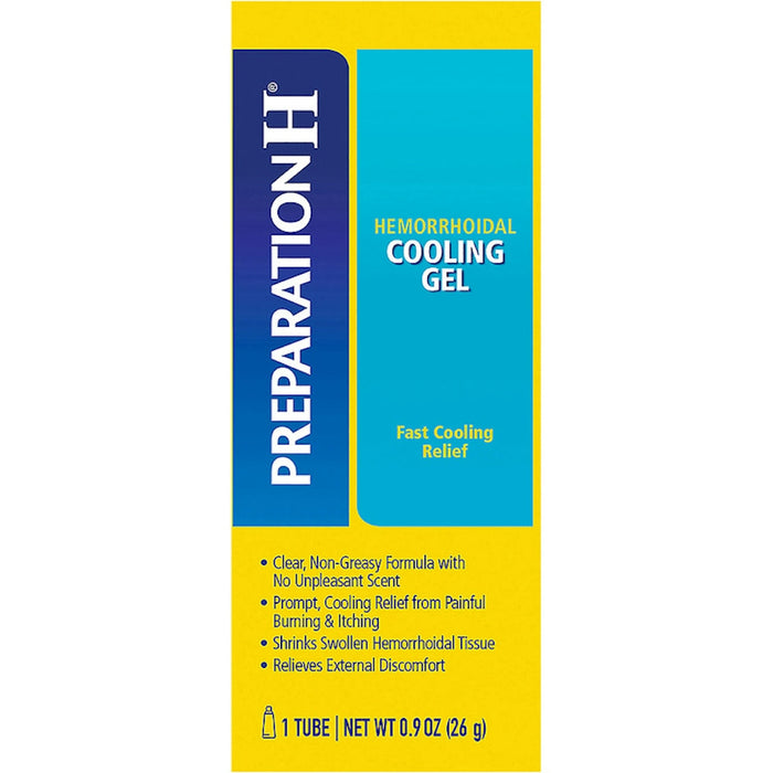 Preparation H Hemorrhoidal Cooling Gel 0.9 Oz by Pasteur Pharmacy