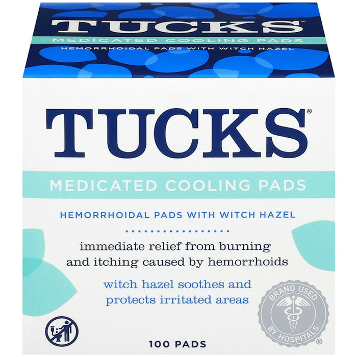 Tucks Medicated Cooling Hemorrhoid Pads 100 ct by Pasteur Pharmacy