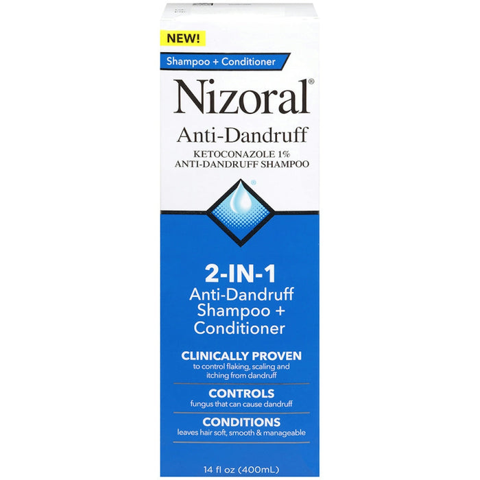 Nizoral 2-in-1 Anti-Dandruff Shampoo With Conditioner - 14 Fl Oz by Pasteur Pharmacy
