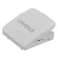 Universal Fabric Panel Wall Clips, 25 Sheet Capacity, White, 20/Pack