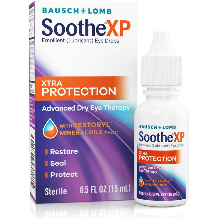 Bausch + Lomb Soothe Xtra Protection Dry Eye Drops 0.5 Oz by Pasteur Pharmacy