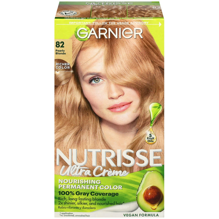 Garnier Nutrisse Nourishing Permanent Hair Color – 82 Pearly Blonde (Champagne Fizz) by Pasteur Pharmacy