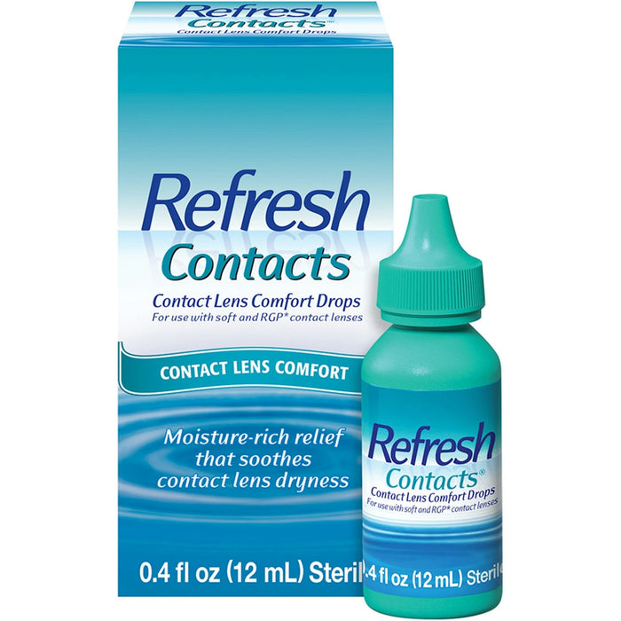 Refresh Contacts Contact Lens Comfort Drops, 0.4 Fl Oz by Pasteur Pharmacy