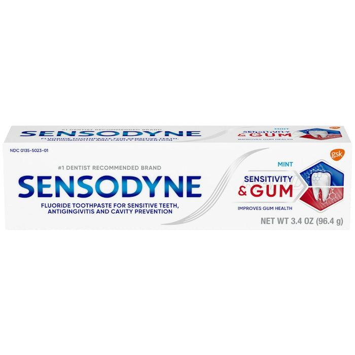 Sensodyne Sensitivity & Gum Mint Toothpaste 3.4 Oz by Pasteur Pharmacy