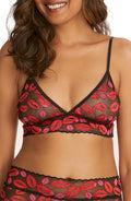 Hanky Panky Womens Pattern Adjustable Stretch Lace Bralette by Vanessa Jane