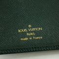 Louis Vuitton Green Taiga Long Wallet #3078 by Bolt Boutique