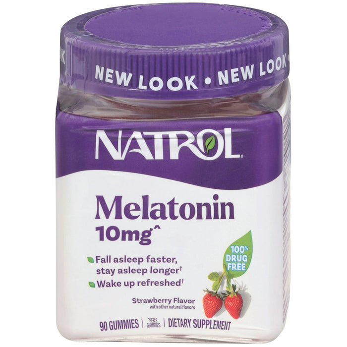 Natrol Melatonin, Sleep, 10 Mg, Gummies, Strawberry by Pasteur Pharmacy