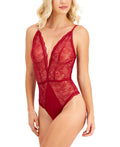 Inc International Concepts Womens Lace Plunge Bodysuit by Vanessa Jane