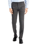 Bar III Mens Slim-Fit Gray and Camel Plaid Suit Pants, 34X29 by Vanessa Jane