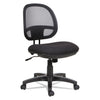 Alera Interval Series Swivel/Tilt Mesh Chair, Supports Up to 275 lb, 18.3" to 23.42" Seat Height, Black