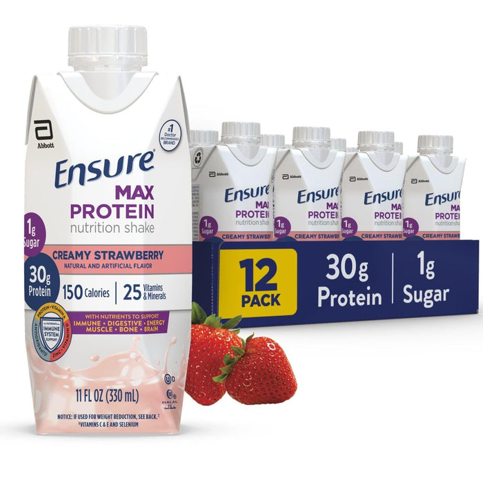 Ensure Max Protein Nutrition Shake Creamy Strawberry 11 Fl Oz by Pasteur Pharmacy