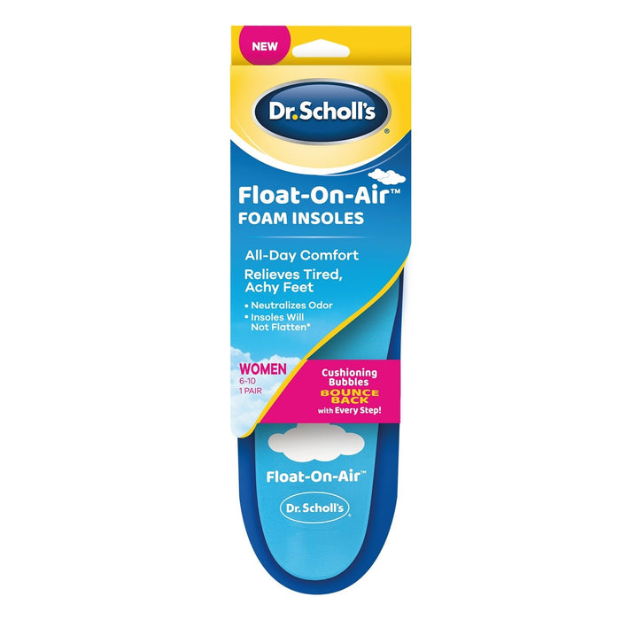Dr. Scholl's Float-On-Air Comfort Insoles for Women, Size 6-10 (1 Pair) by Pasteur Pharmacy