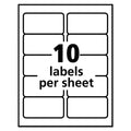 Avery Repositionable Shipping Labels w/Sure Feed, Inkjet/Laser, 2 x 4, White, 1000/Box