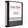 Avery Heavy-Duty View Binder with DuraHinge and One Touch EZD Rings, 3 Rings, 1" Capacity, 11 x 8.5, Black