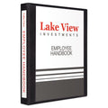 Avery Heavy-Duty View Binder with DuraHinge and One Touch EZD Rings, 3 Rings, 1" Capacity, 11 x 8.5, Black