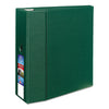 Avery Heavy-Duty Non-View Binder with DuraHinge, Locking One Touch EZD Rings and Thumb Notch, 3 Rings, 5" Capacity, 11 x 8.5, Green