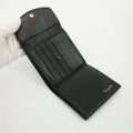 Christian Dior Black Leather Compact Wallet #3081 by Bolt Boutique
