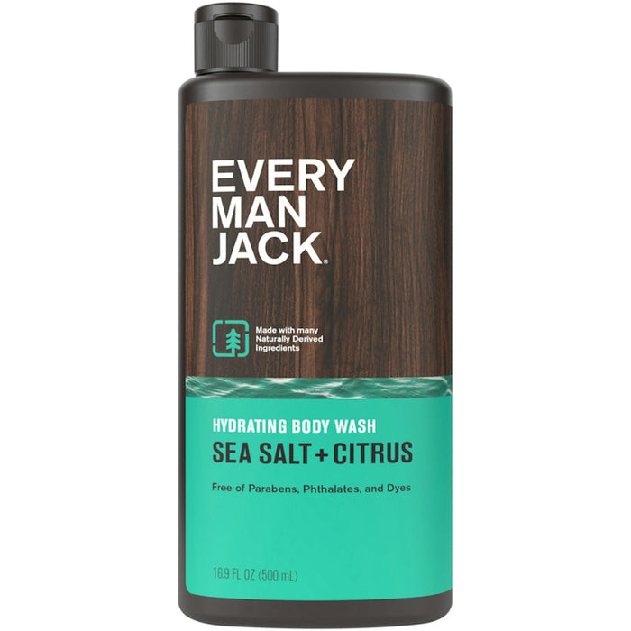 Every Man Jack Hydrating Sea Salt + Citrus Body Wash 16.9 Fl Oz by Pasteur Pharmacy