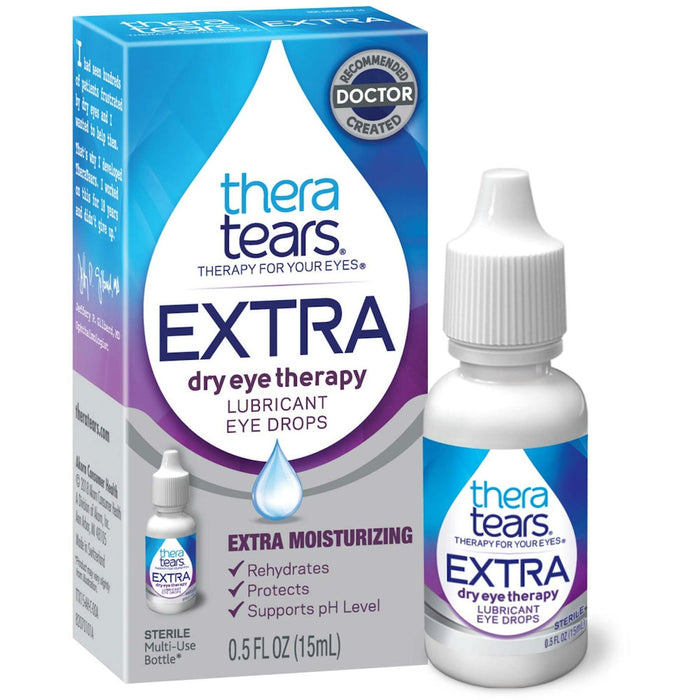 TheraTears Lubricant Eye Drops Extra Dry Therapy - 0.5 Fluid Ounce by Pasteur Pharmacy