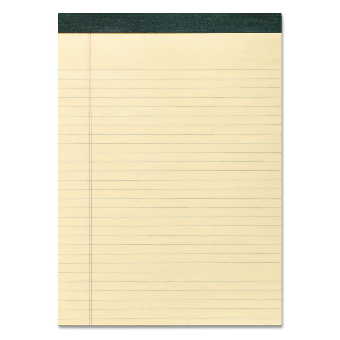 Roaring Spring Recycled Legal Pad, Wide/Legal Rule, 40 Canary-Yellow 8.5 x 11 Sheets, Dozen