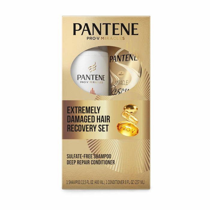 Pantene Pro-V Miracles Extreme Damage Hair Recovery Shampoo And Conditioner Dual Pack - 2pk/21.5 Fl Oz by Pasteur Pharmacy