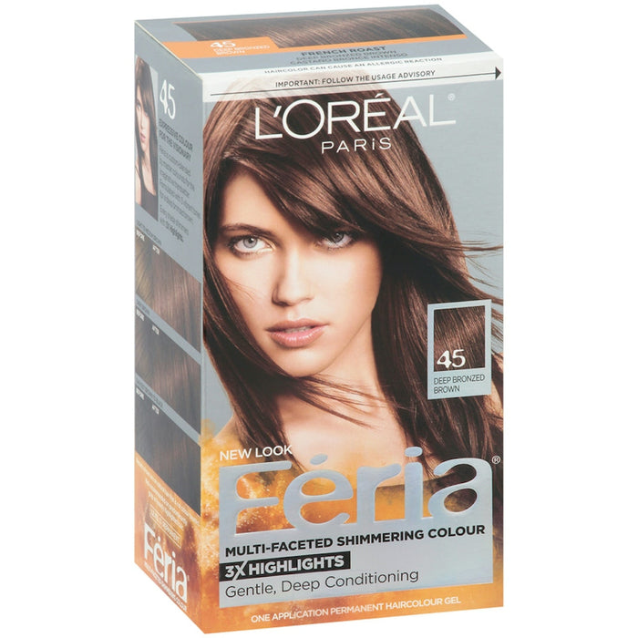 Feria L'Oréal Paris Multi-Faceted Permanent Hair Color - 45 Deep Bronzed Brown by Pasteur Pharmacy