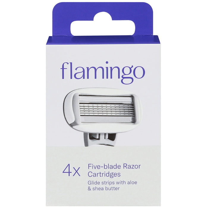 Flamingo 4X Five-blade Razor Cartridges by Pasteur Pharmacy